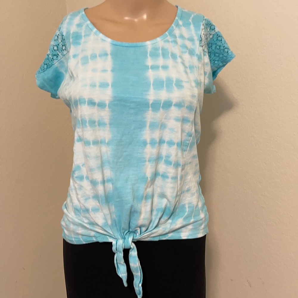 Chico’s  Blue Tye Dye Top